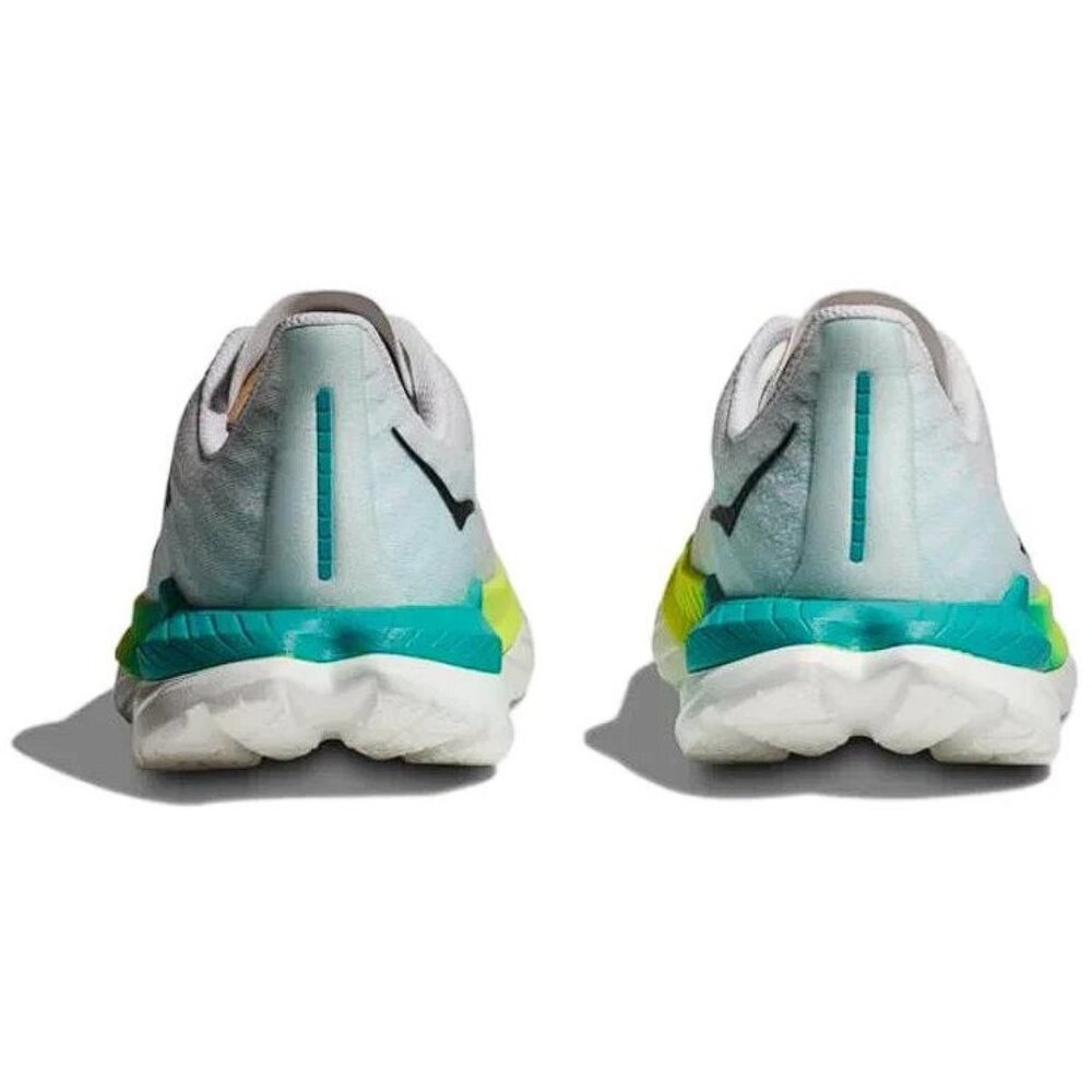HOKA Men's Mach 5 Running Shoes Size 12.5D In White/Blue Glass - Picture 4 of 9